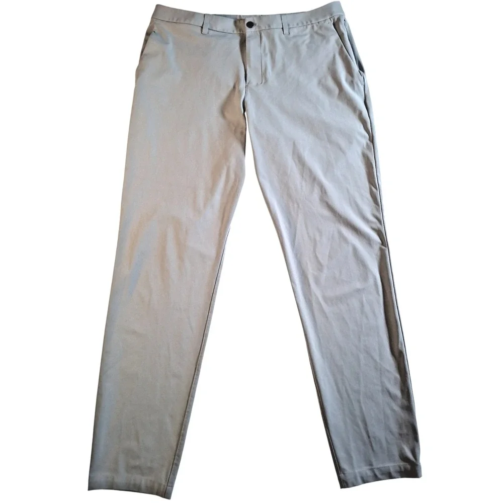 Lululemon ABC Slim Fit Pants Mens 38* (37x32) Warpstreme Gray Trouser LM5AR0T.02